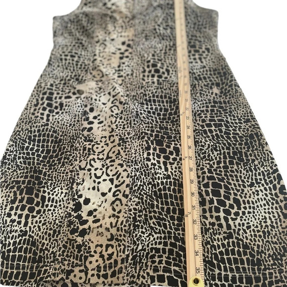 Chico’s (Additions) Sleeveless Animal Print Zipper Dress.  Size 1 - Picture 9 of 10